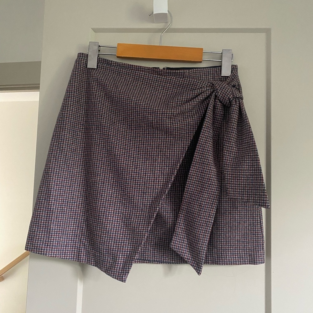 Wilfred wrap-front skirt